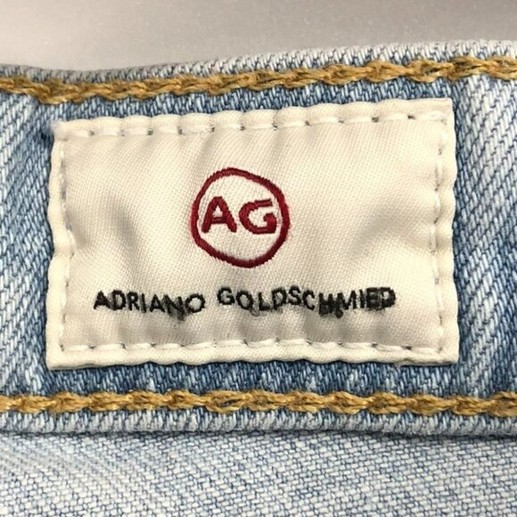 AG Adriano Goldschmeid Prima Roll-Up  Cigarette light Wash distressed Jeans 27R - Picture 7 of 16